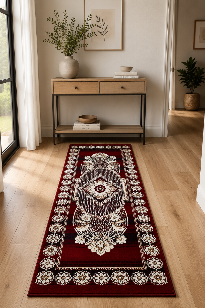 Royal Bloom Ethnic Floor Runner — Warm Your Home Instantly