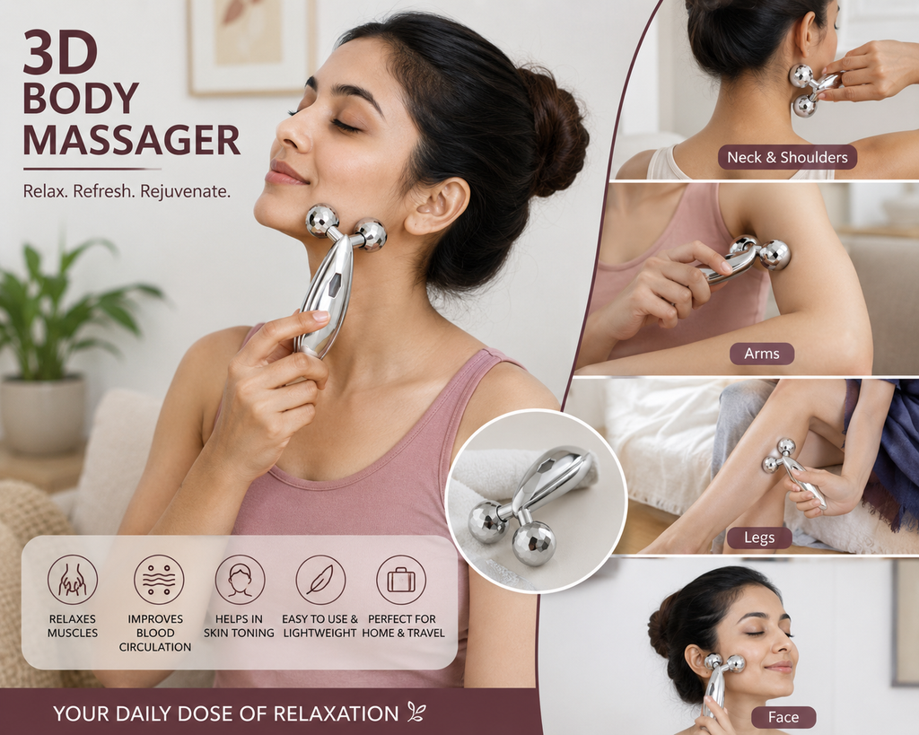 Soothing 3D Wellness Massager — Your At-Home Spa Ritual