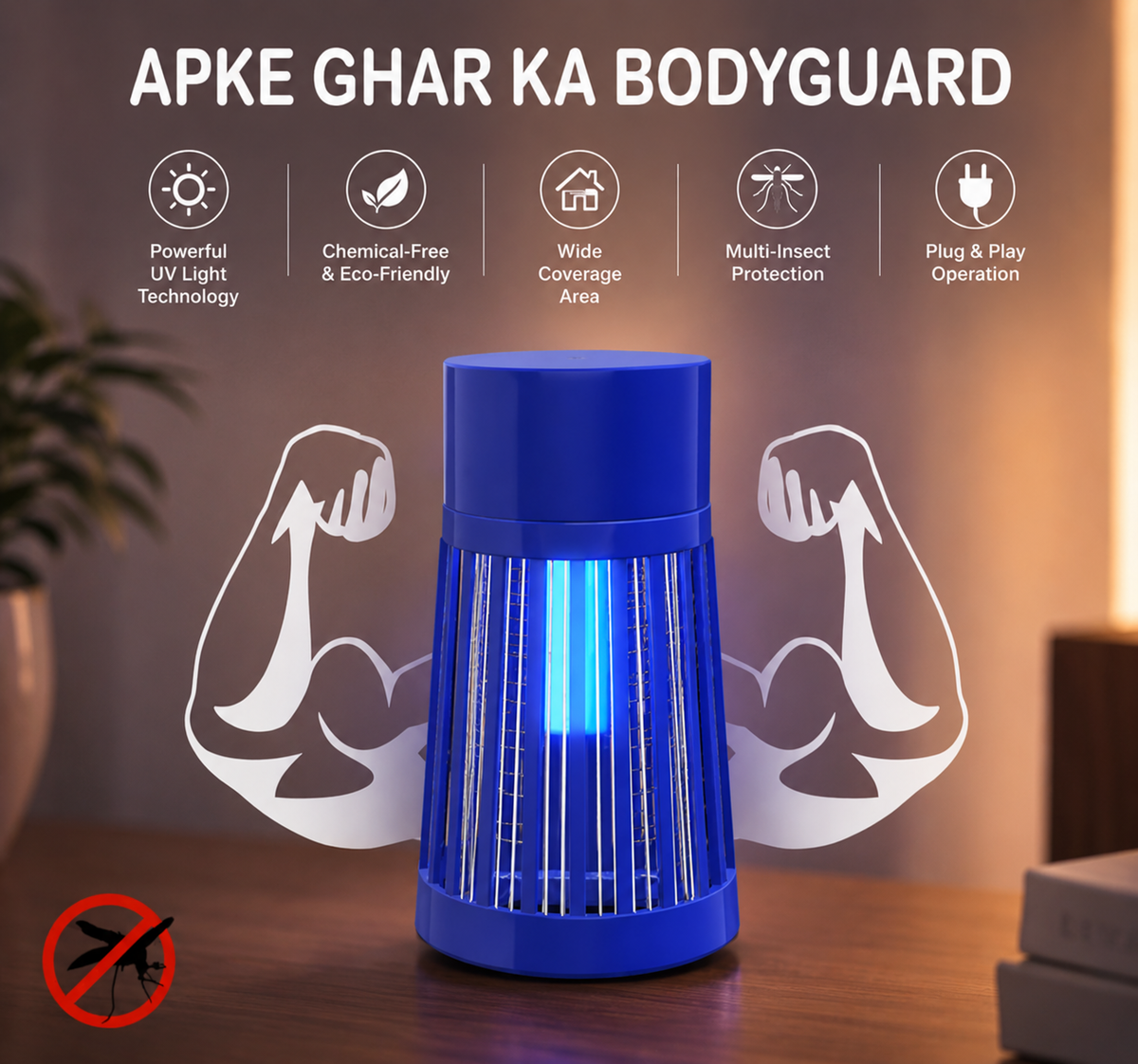 LumiShield Glow — Mosquito-Free Evenings, Beautiful Ambient Light