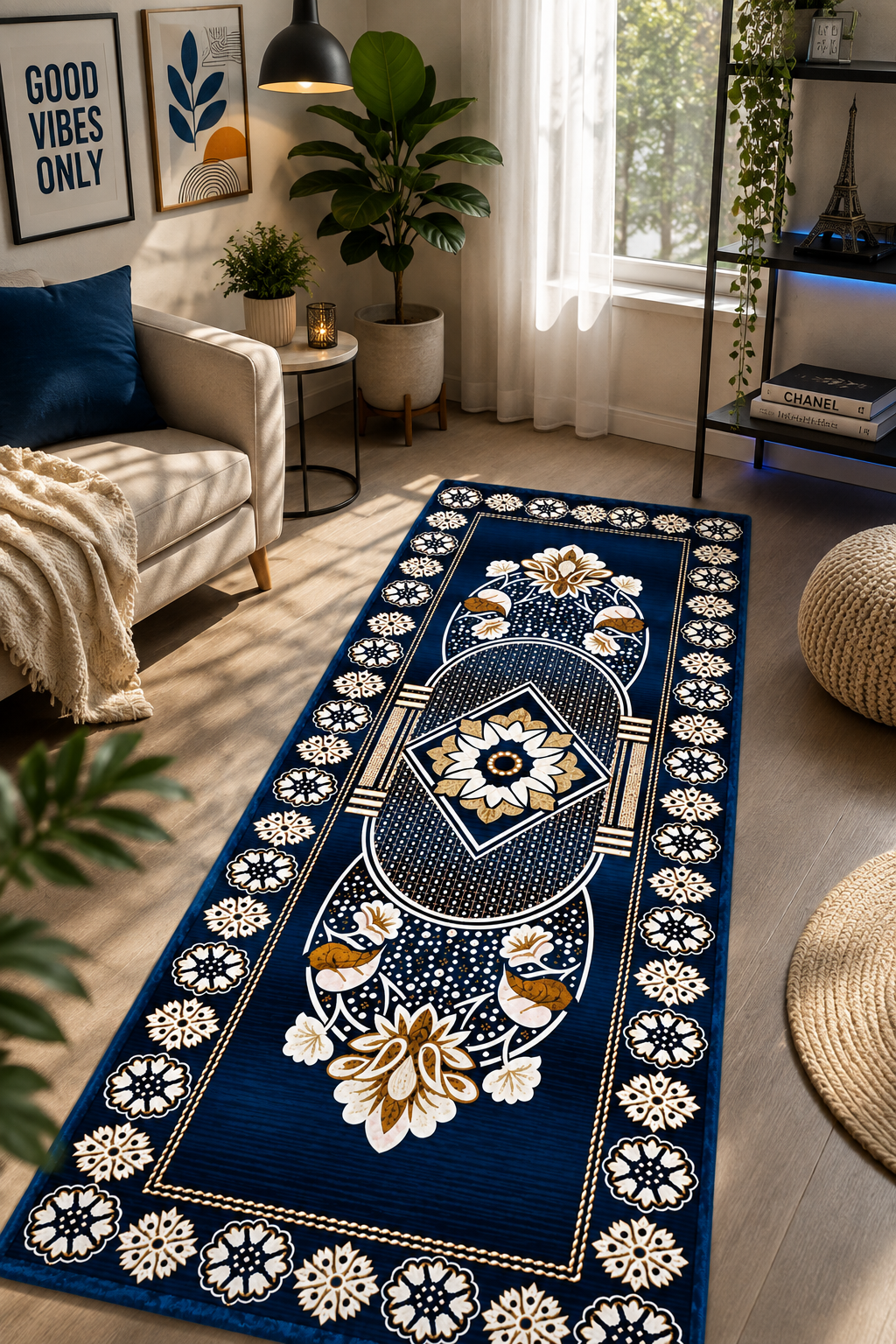 Royal Bloom Ethnic Floor Runner — Warm Your Home Instantly