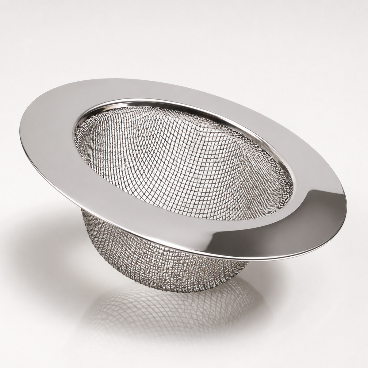 Fine-Mesh Stainless Steel Sink Strainer — No More Clogged Drains